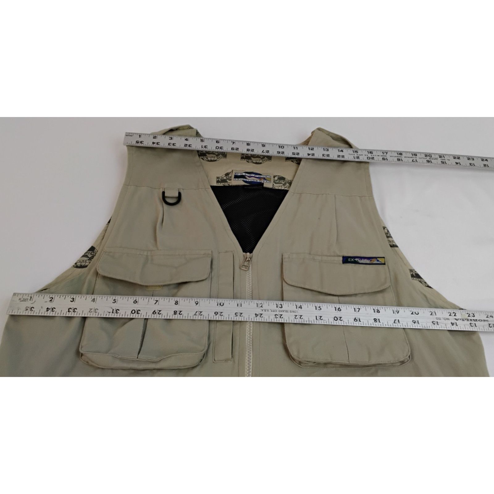 ExOfficio Ex Officio Cargo Utility Vest Men's L Khaki Hunting Fishing Size US L / EU 52-54 / 3 - 13 Thumbnail