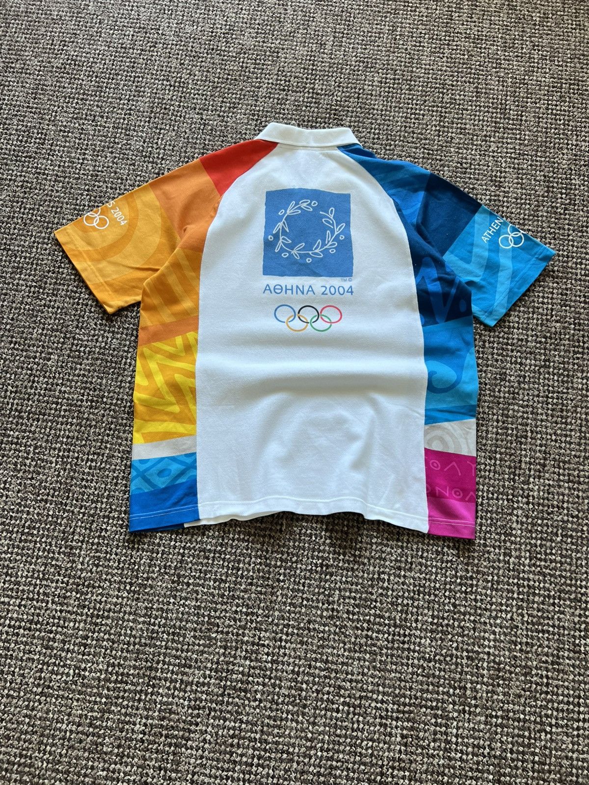 Vintage ADIDAS Olimpic Games ATHENS 2004 T-Shirt Vintage Size US M / EU 48-50 / 2 - 5 Thumbnail