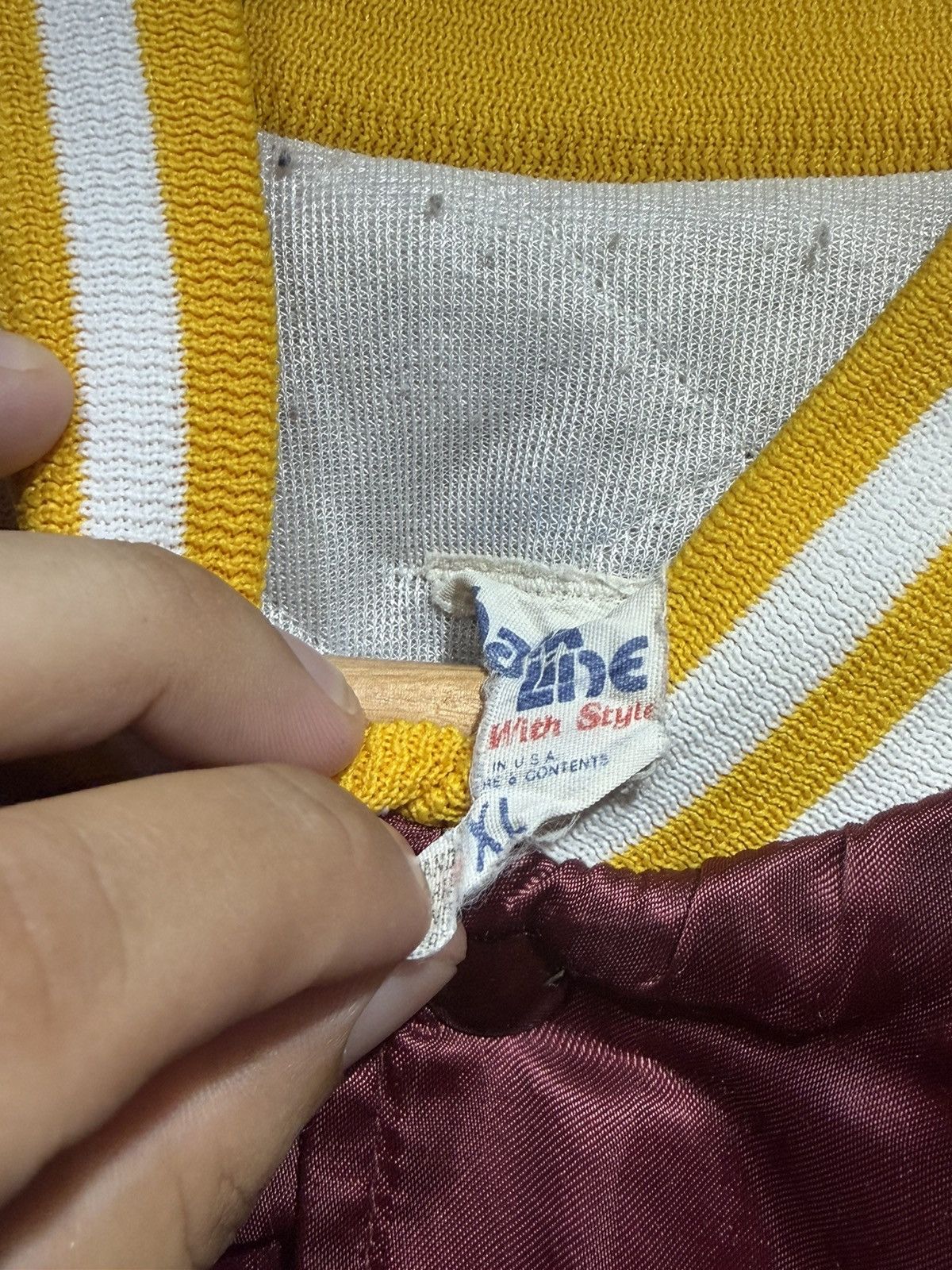 Chalk Line vintage 1980s Chalk Line Washington Redskins satin jacket Size US XL / EU 56 / 4 - 3 Thumbnail