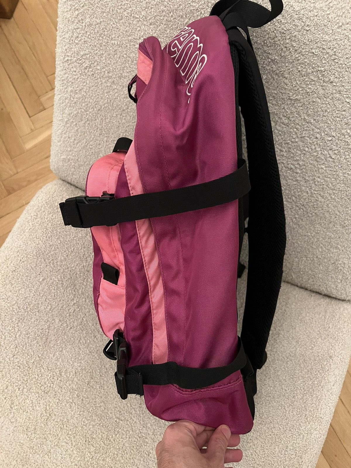 Supreme Supreme FW19 Backpack cordura magenta Size ONE SIZE - 4 Thumbnail