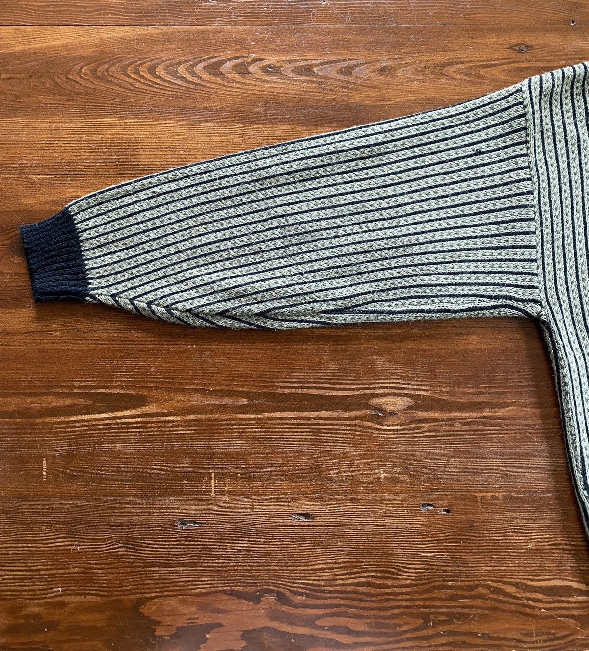 Vintage Vintage 70’s American Crusader Striped Knit Cardigan Sweater Size US L / EU 52-54 / 3 - 12 Thumbnail