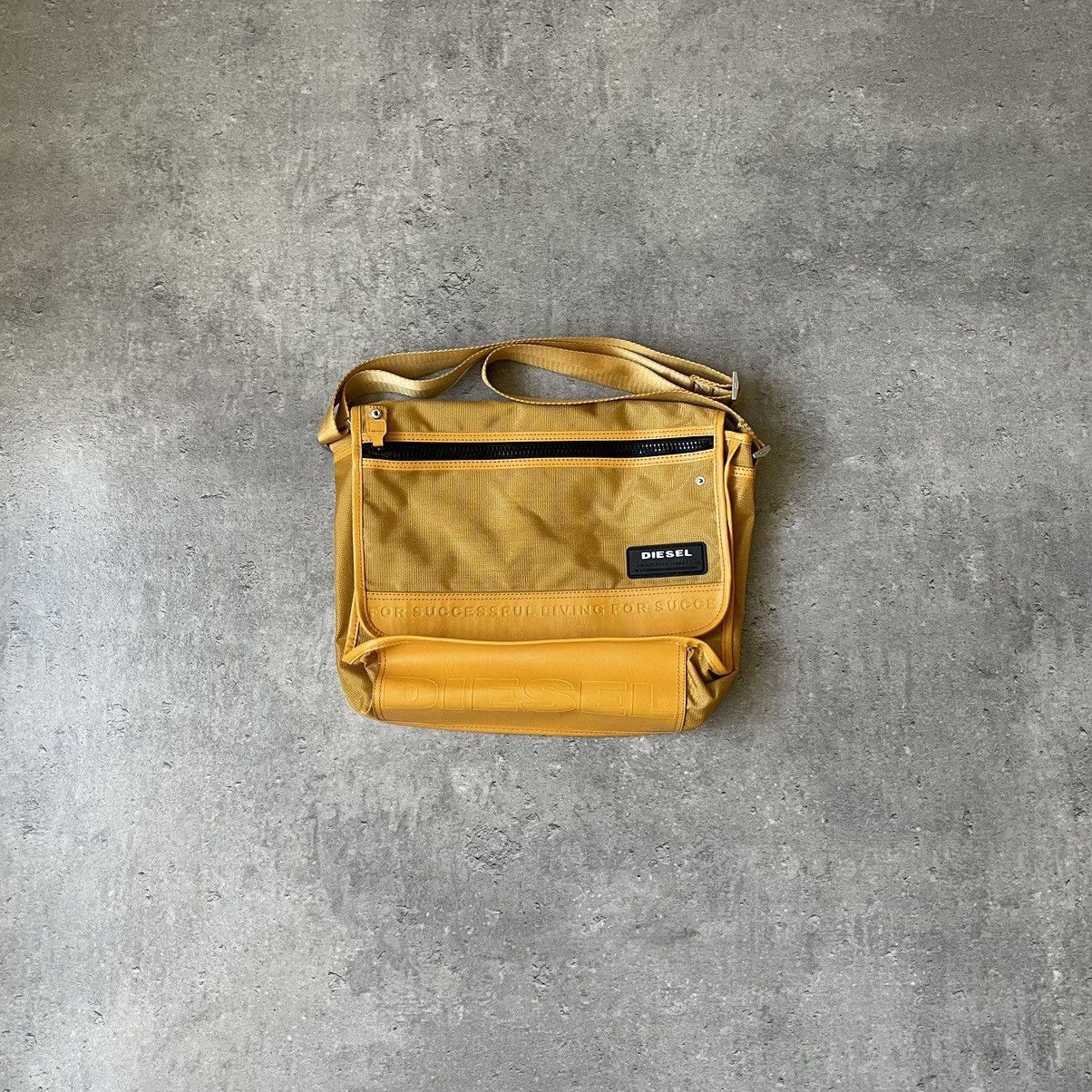 Diesel × Diesel Black Gold × Vintage Vintage Diesel For Successful Living Bag Freaitag Style Size ONE SIZE - 1 Thumbnail