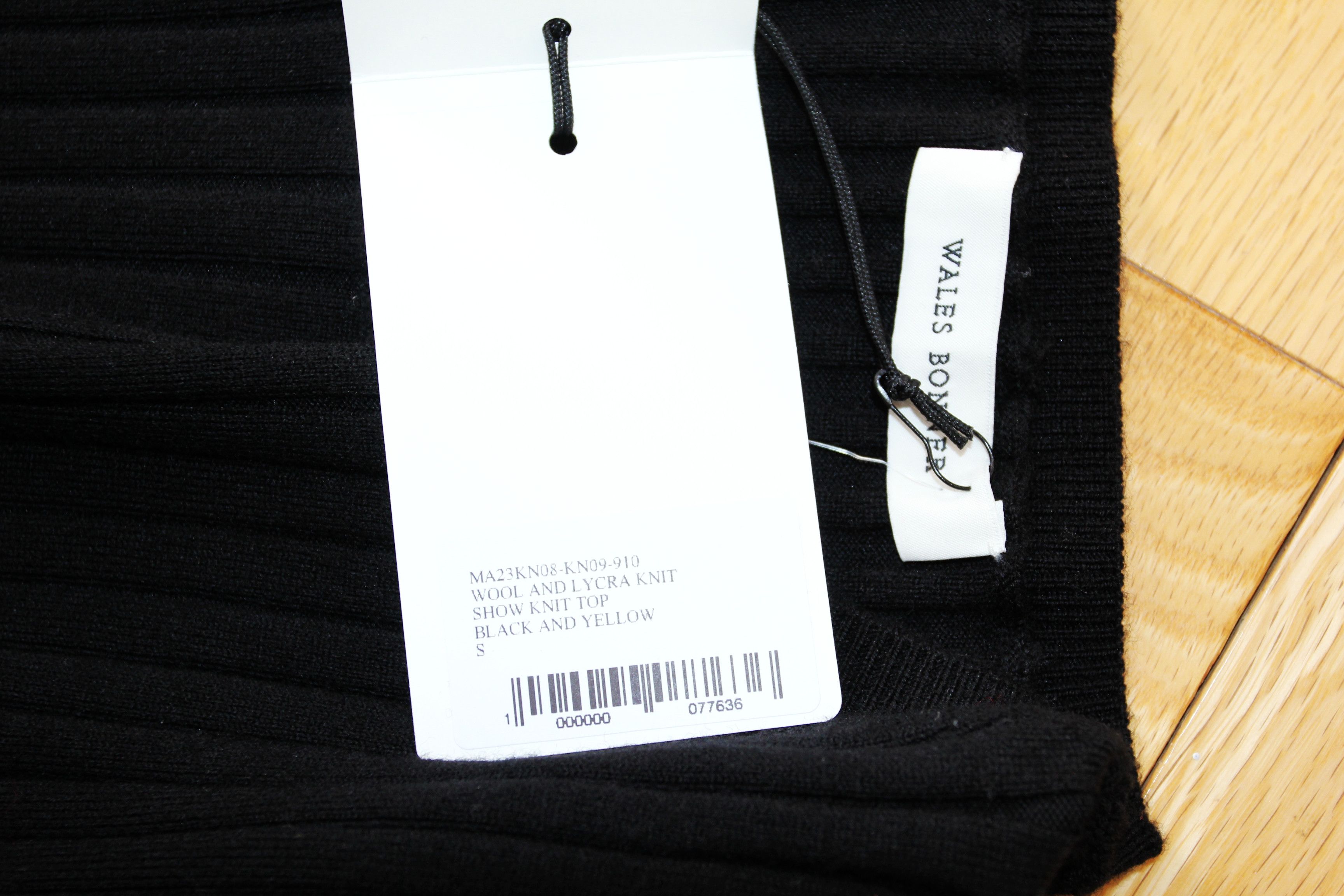 Wales Bonner BNWT AW23 WALES BONNER WOOL AND LYCRA KNIT SWEATER S Size US S / EU 44-46 / 1 - 9 Thumbnail