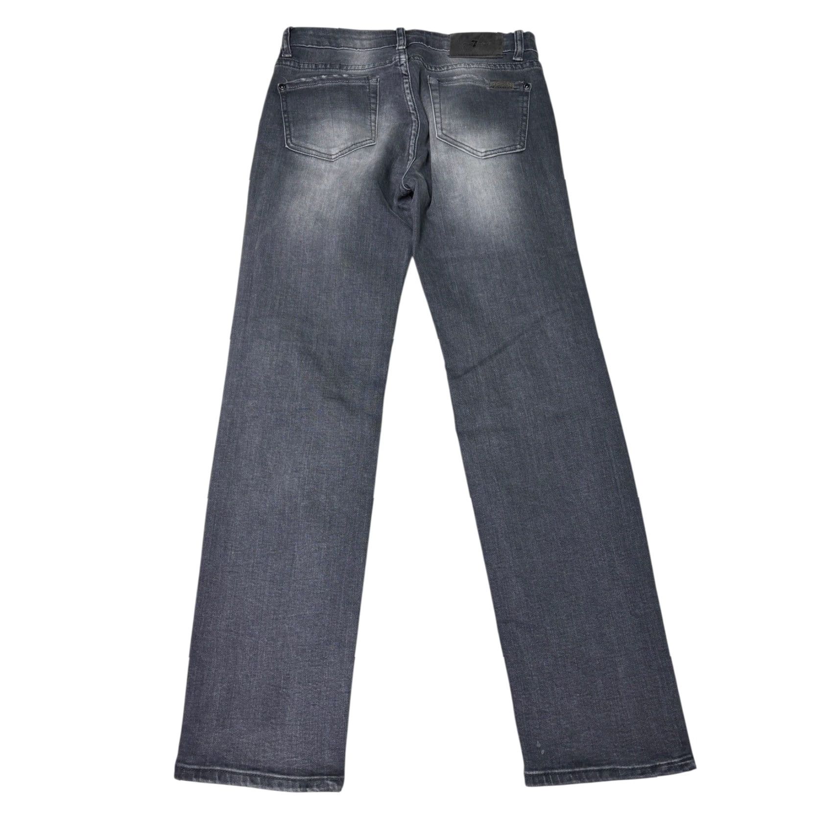 7 For All Mankind 7 For All Mankind Slimmy Jeans Women Slim Distressed Charcoal Wash 27 in Waist 12 26x27 Size 34" / US 12 / IT 48 - 7 Thumbnail