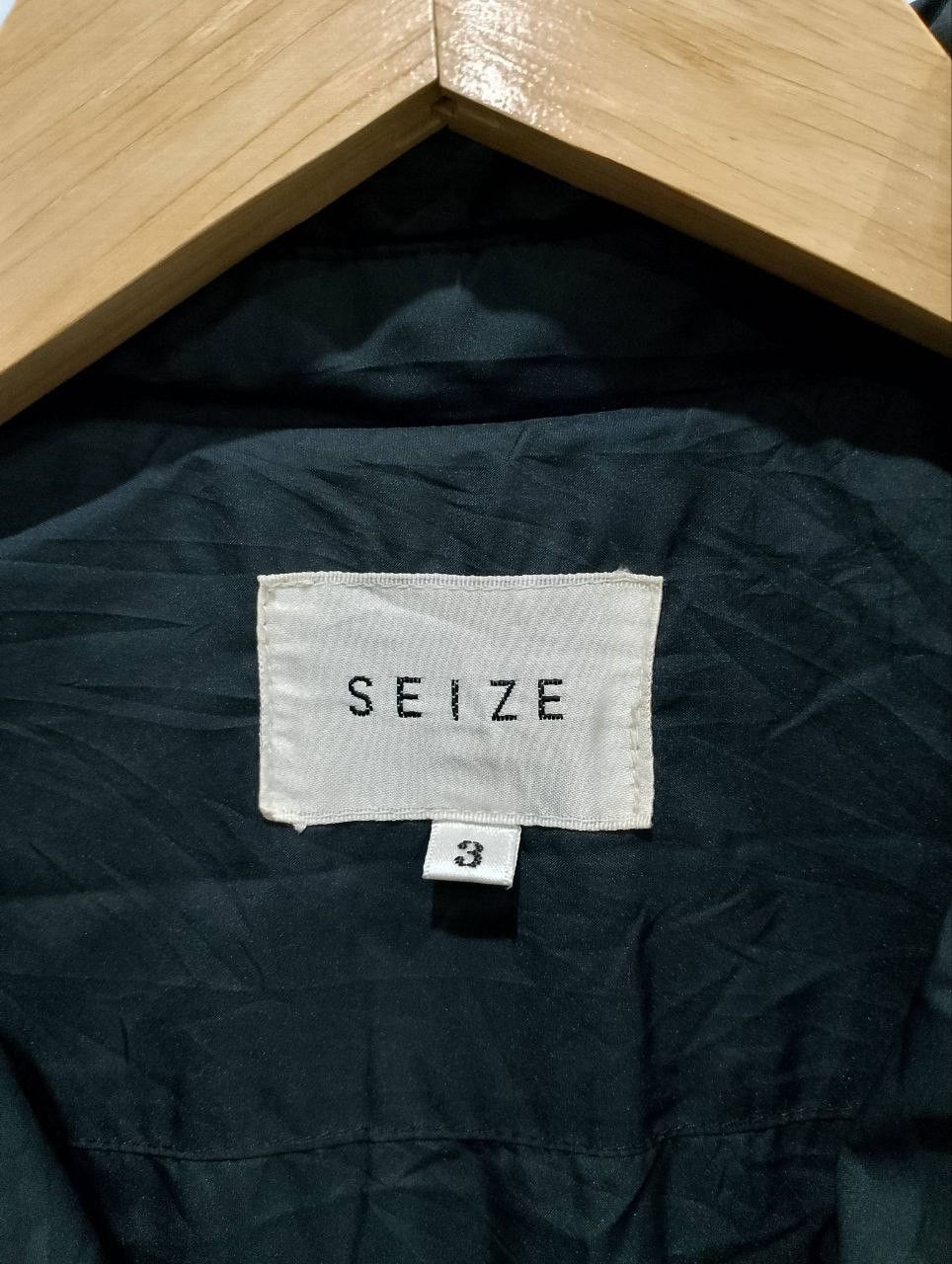 Japanese Brand SEIZE Tokyo Black Button Up Jacket Size XS / US 0-2 / IT 36-38 - 6 Thumbnail