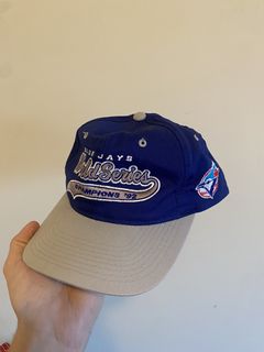 Vintage Starter Toronto Blue Jays Adjustable Hat White Blue 