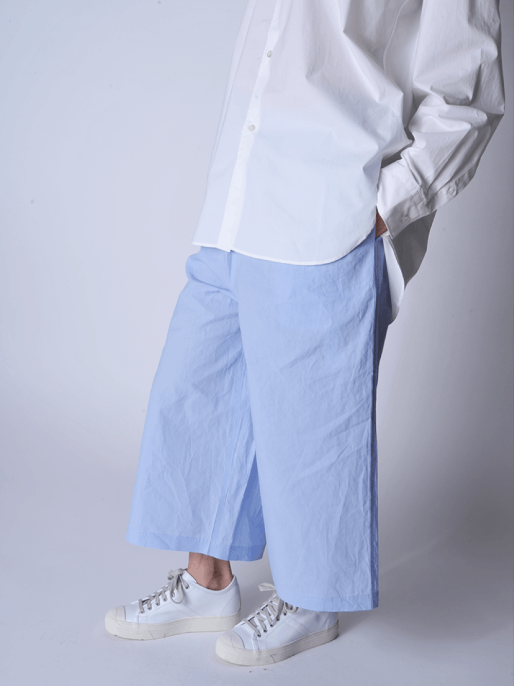 SOFIE D'HOORE Blue cotton trousers Size 26" / US 2 / IT 38 - 6 Thumbnail
