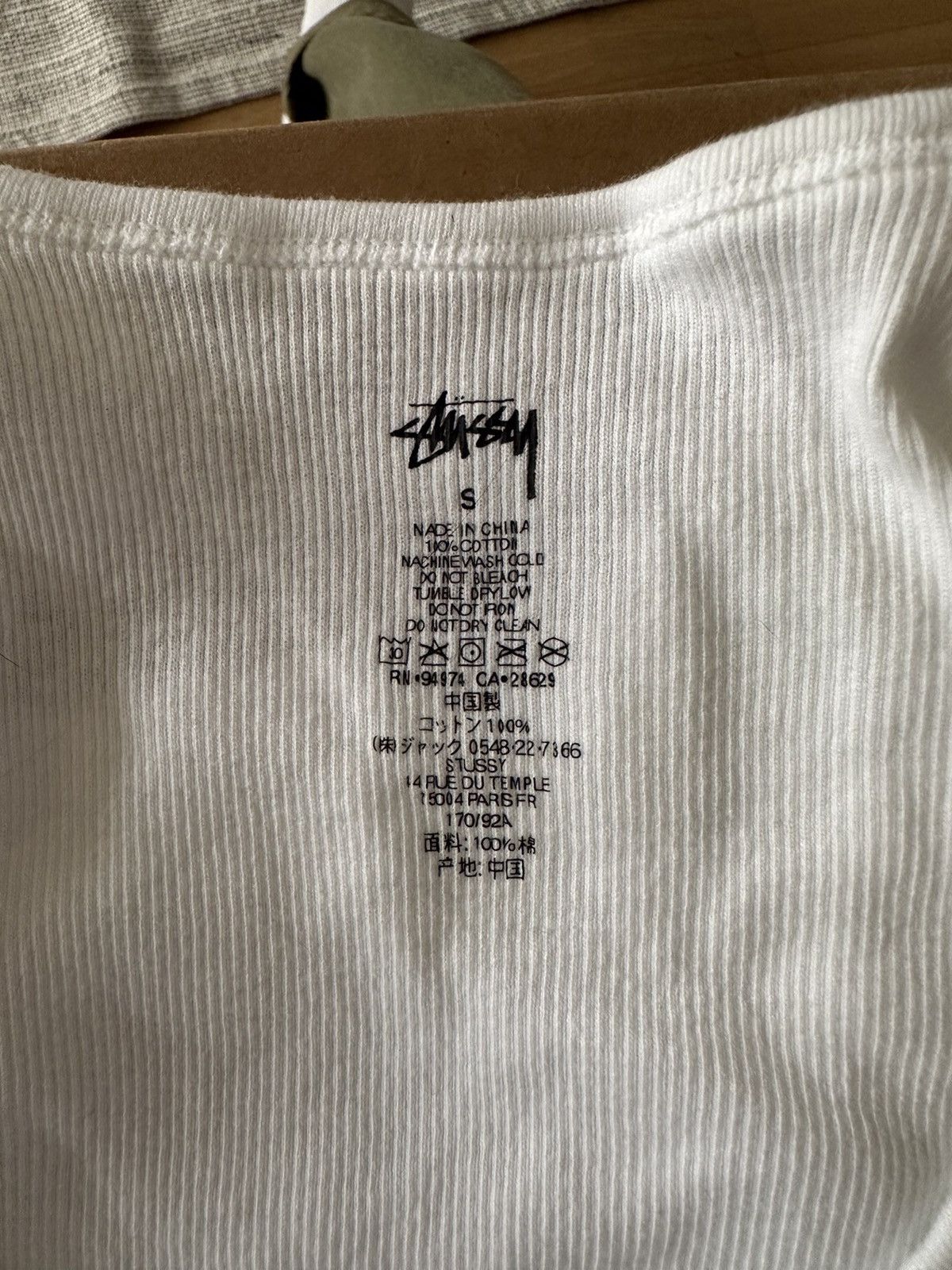 Stussy Stussy - White Tank Top Size US S / EU 44-46 / 1 - 2 Thumbnail