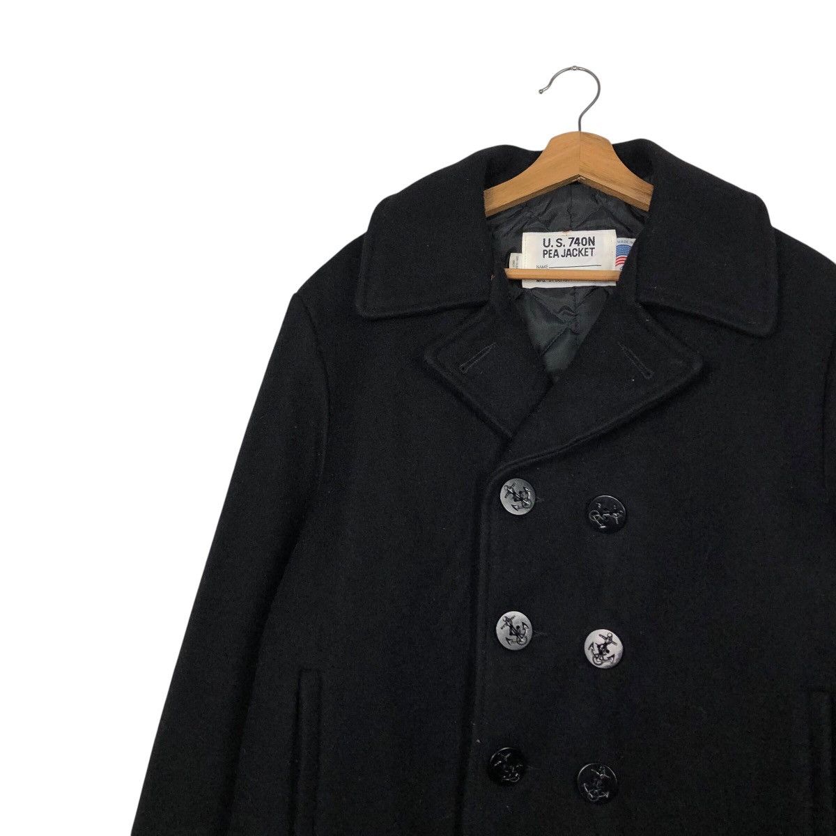 Schott 📌Vintage Wool Pea Jacket US 740N Schott Made in Usa Size US M / EU 48-50 / 2 - 8 Thumbnail