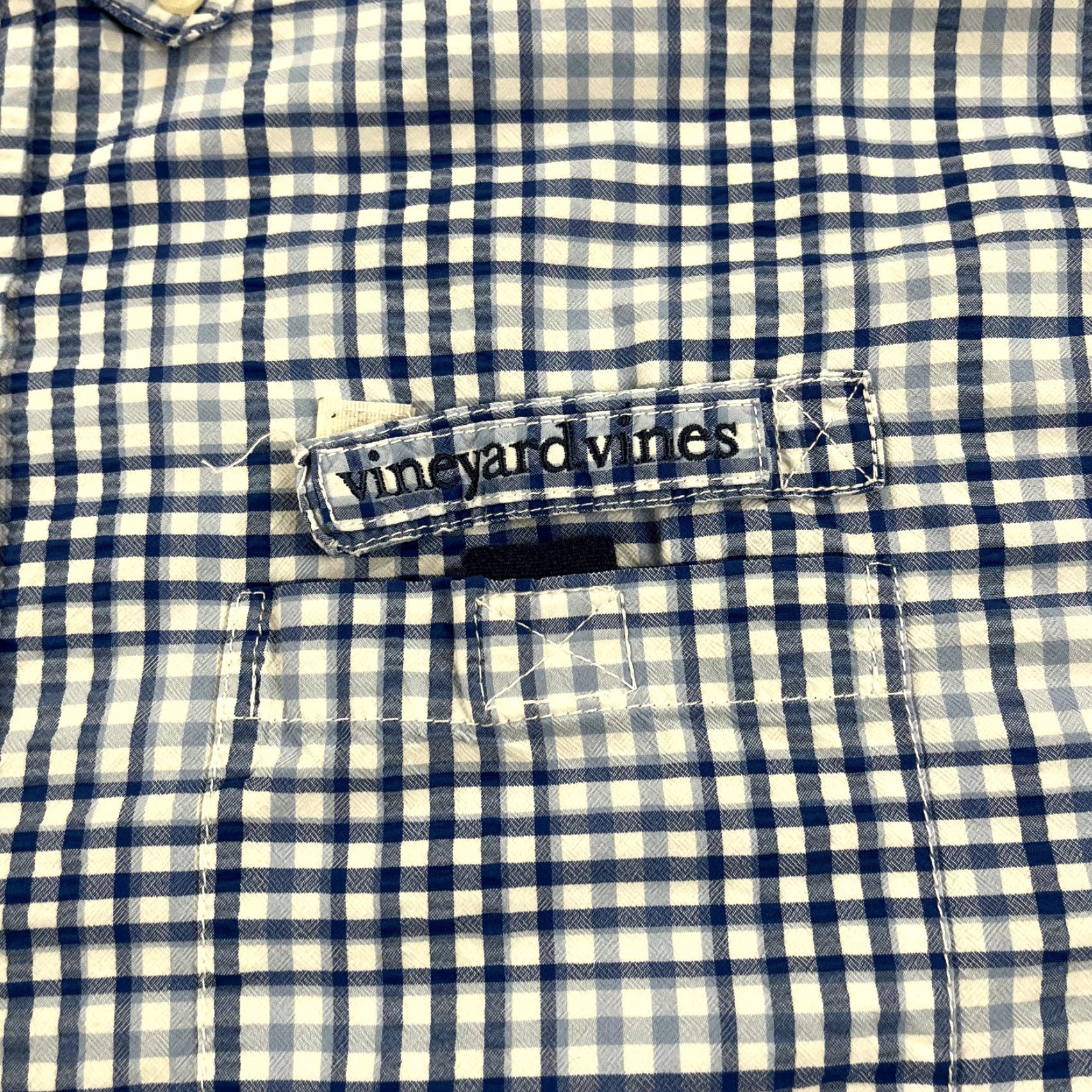 Vineyard Vines Vineyard Vines Shirt Mens M Plaid Harbor Button-Up L/S Navy Blue Multi-Color Size US M / EU 48-50 / 2 - 7 Thumbnail