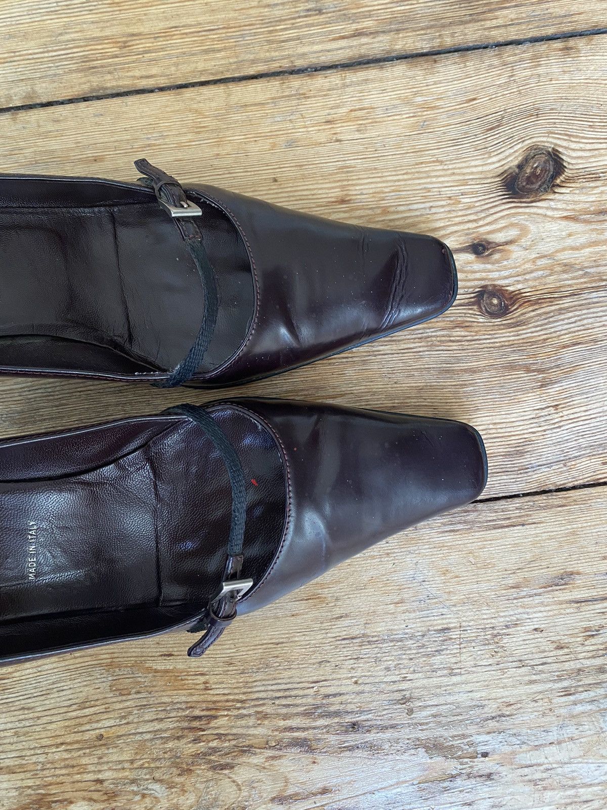 Prada Prada kitten heel leather mules Size US 11 / IT 41 - 3 Thumbnail