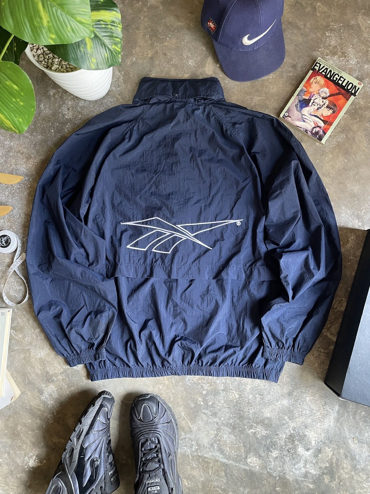 Reebok Vintage 90s Reebok Running Jacket Size US L / EU 52-54 / 3 - 1 Thumbnail