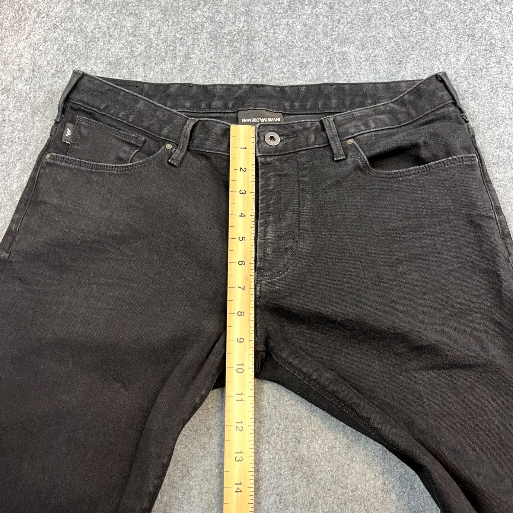 Emporio Armani Emporio Armani Jeans Slim Tapered 34 30 Dark Wash Black Stretch J06 GA Mens Regular Denim 5-Pocket Size US 34 / EU 50 - 5 Thumbnail