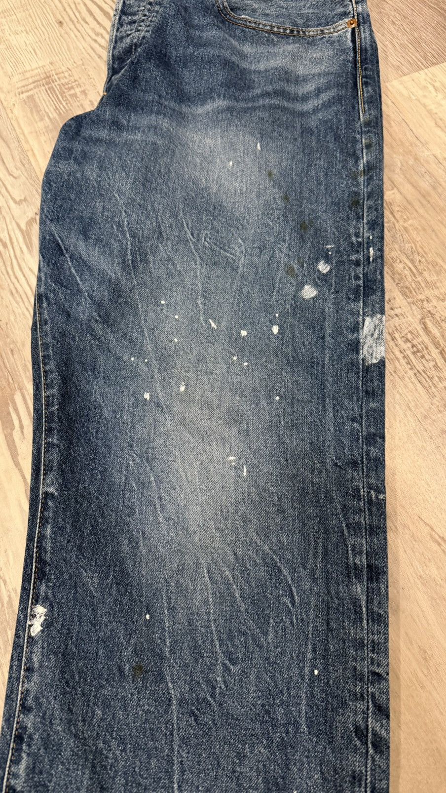Polo Ralph Lauren Vintage Polo Ralph Lauren Paint Splatter Denim Size US 32 / EU 48 - 4 Thumbnail