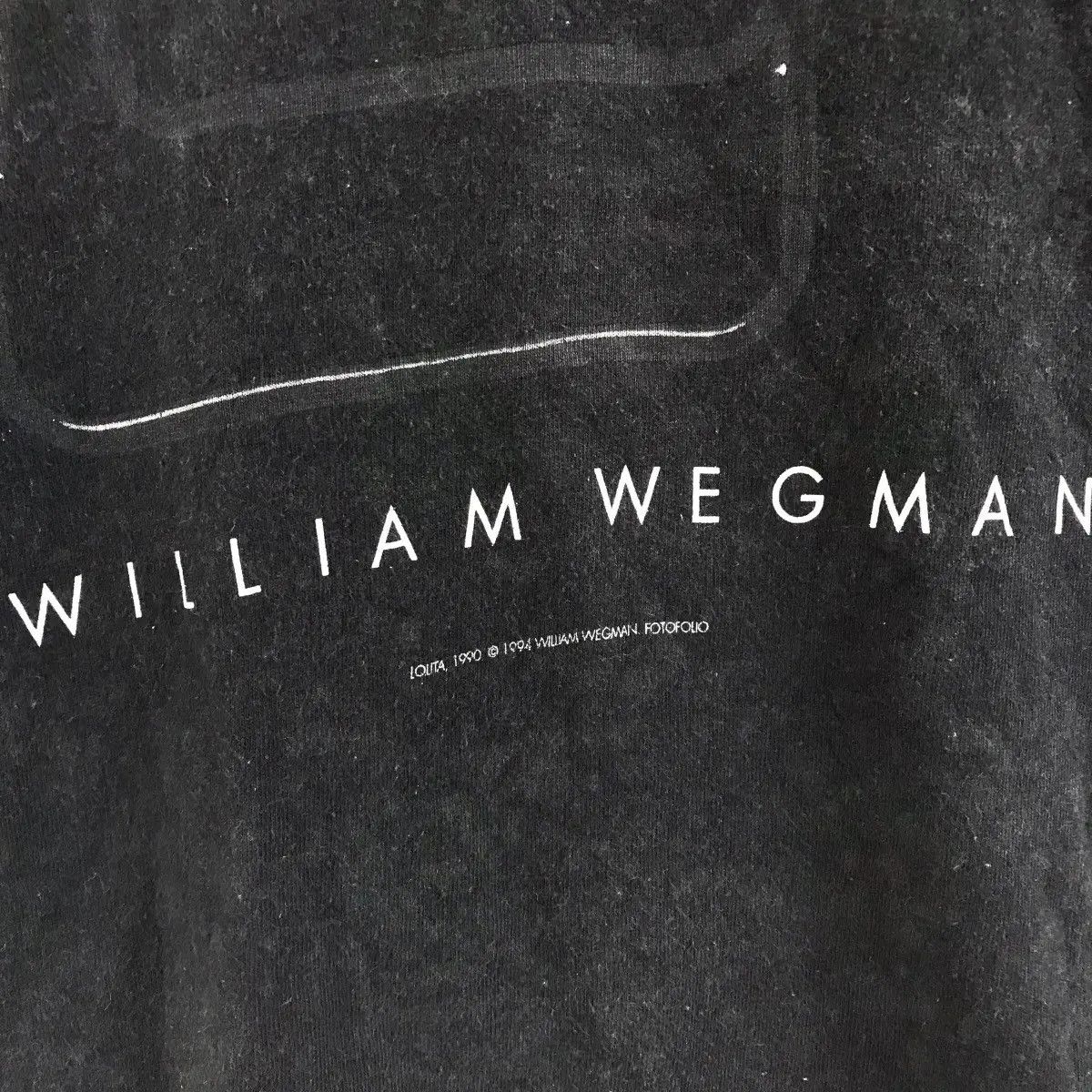 Vintage Vtg 1990 WILLIAM WEGMAN LOLITA Weimaraner Tee Shirt Size US L / EU 52-54 / 3 - 5 Thumbnail