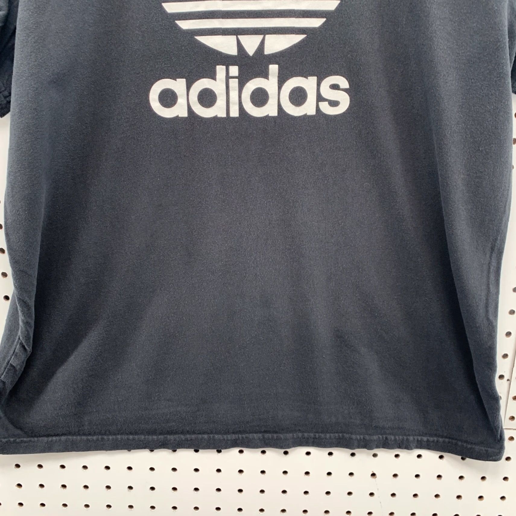 Adidas Vintage Adidas Originals Trefoil T-Shirt Large Mens Black Short Sleeve Logo Graphic 80s Retro Size US L / EU 52-54 / 3 - 3 Thumbnail