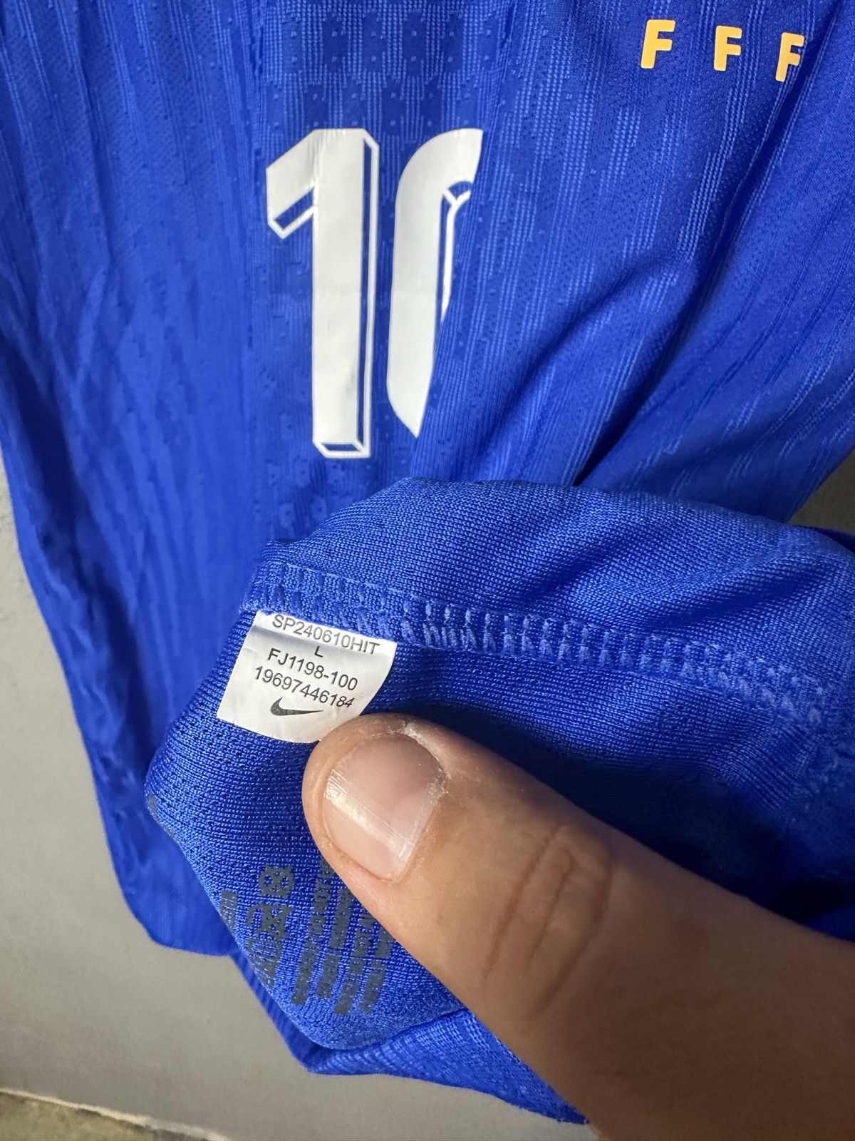 Other 2024 European cup France #10 Mbappé Jersey Home Size US L / EU 52-54 / 3 - 8 Thumbnail