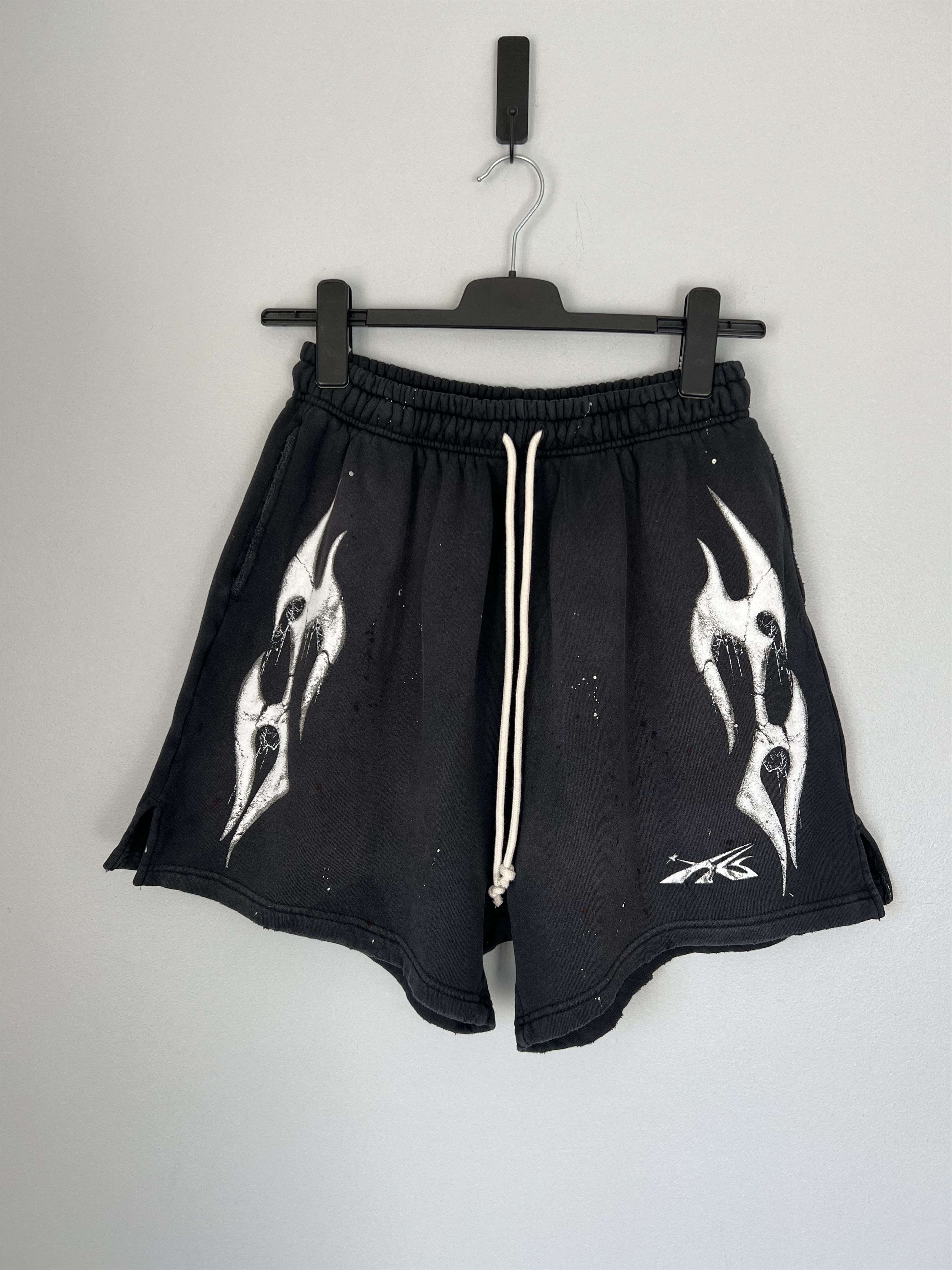 Hellstar Flame Shorts Blue – PIECES