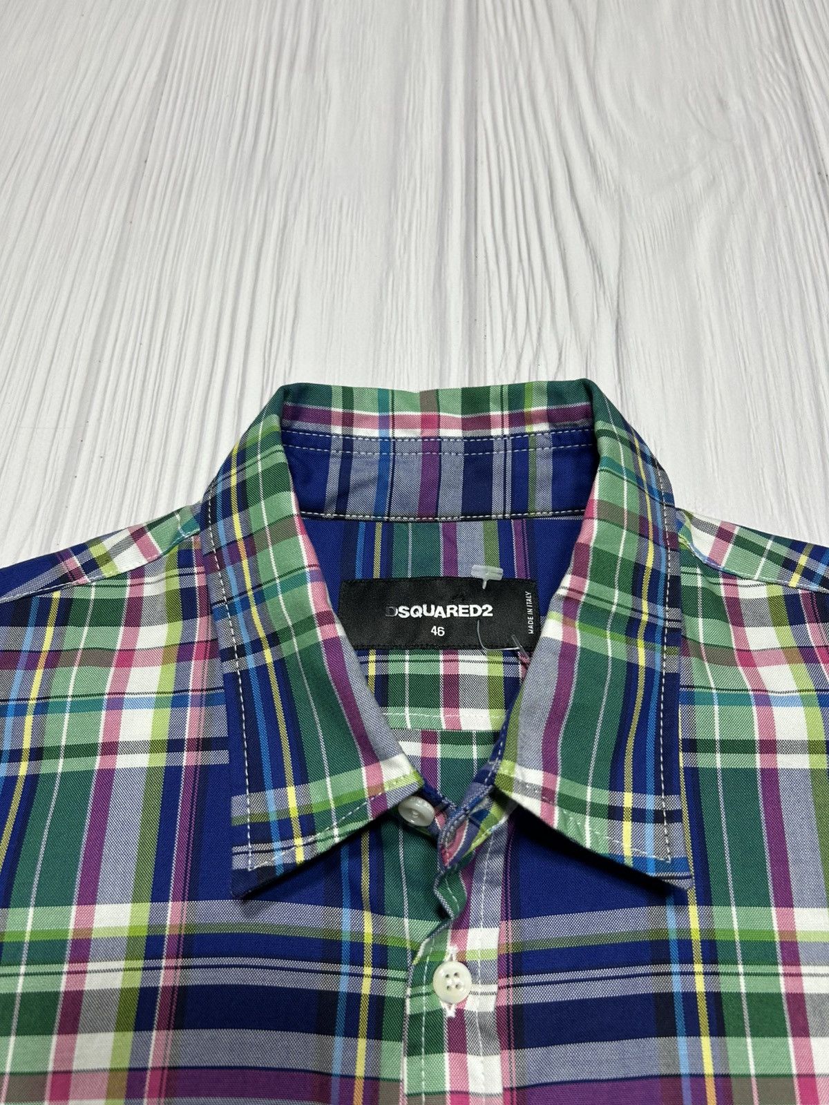 Dsquared2 Beautiful Dsquared 2 Multicolour Checks Shirt Size 46 Size US S / EU 44-46 / 1 - 9 Thumbnail
