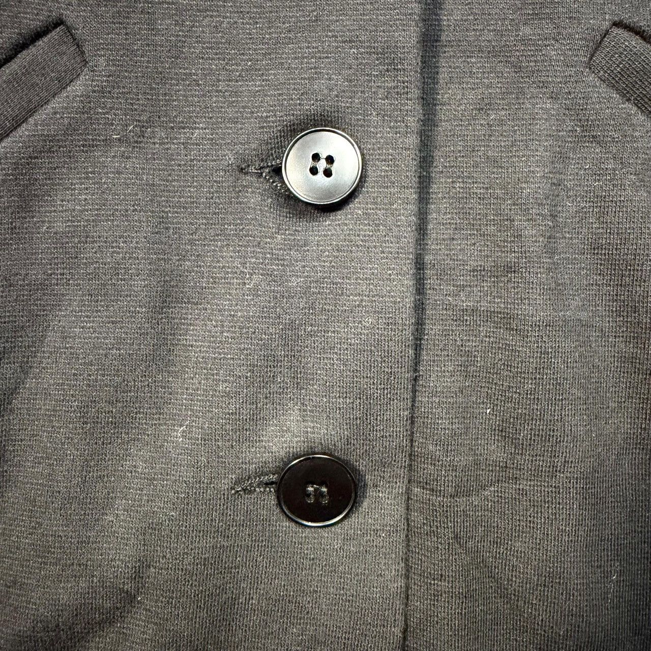 agnes b. AGNES B. Cardigan Black Cotton Fleece Size XS / US 0-2 / IT 36-38 - 4 Thumbnail