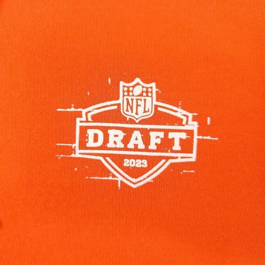 NFL 2023 NFL Draft Sweatshirt Hoodie Mens Size Large Orange Size US L / EU 52-54 / 3 - 3 Thumbnail