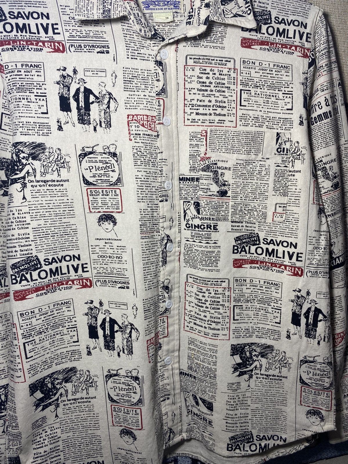 Yohji Yamamoto Vintage Temptation Vintage Canvas Button Ups Size US M / EU 48-50 / 2 - 4 Thumbnail