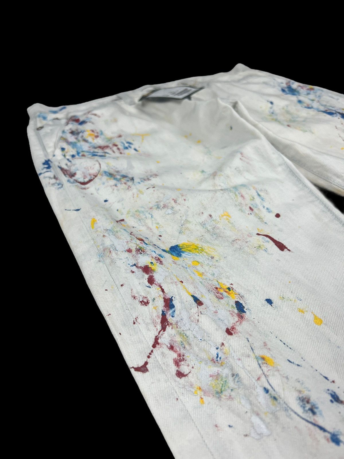 Maison MIHARA YASUHIRO Sample Miharayasuhiro Paint Splatter Denim Size US 32 / EU 48 - 18 Thumbnail