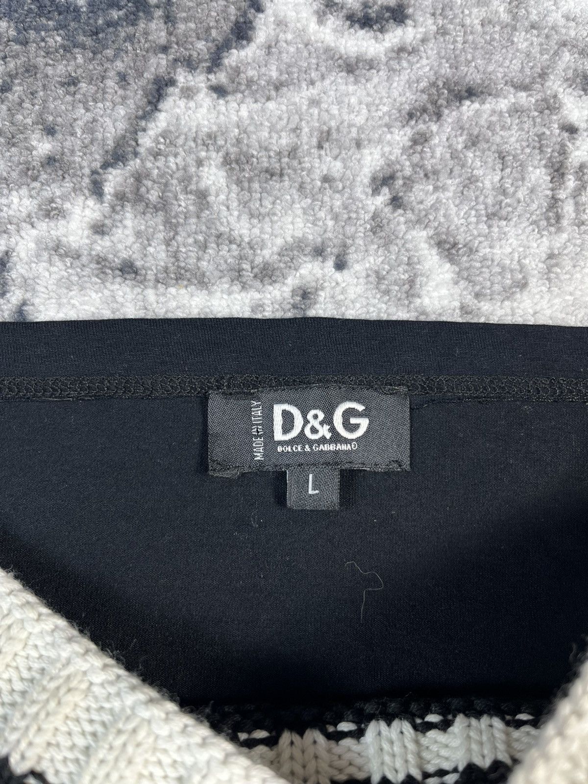 Dolce & Gabbana Dolce & Gabbana Beaded Logo Knit Sweater Size S / US 4 / IT 40 - 5 Thumbnail