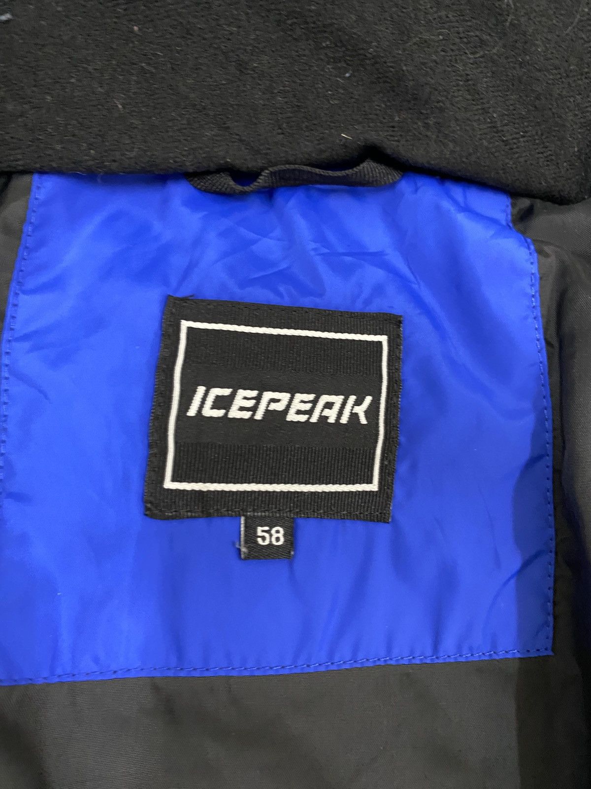 Other Icepeak Puffer Jacket Hood Blue ( Qatar & Ford ) Size US XL / EU 56 / 4 - 12 Thumbnail