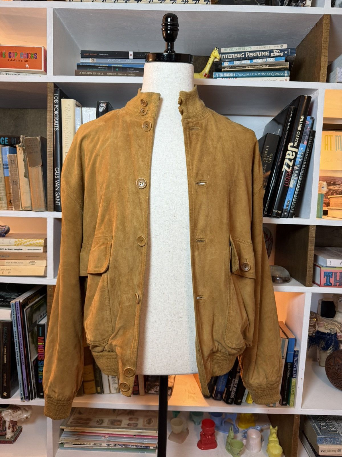 Saks Fifth Avenue Saks Fifth Avenue suede brown bomber Size US S / EU 44-46 / 1 - 1 Thumbnail