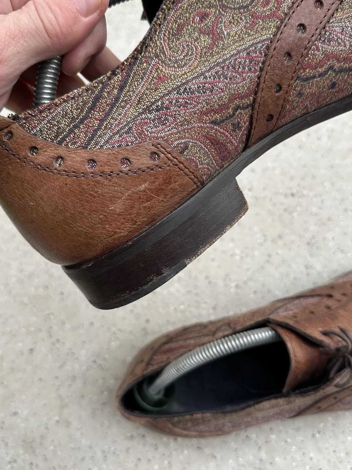 Etro Mens Etro Paisley Shoes Oxford Size 41 Size US 8 / EU 41 - 10 Thumbnail