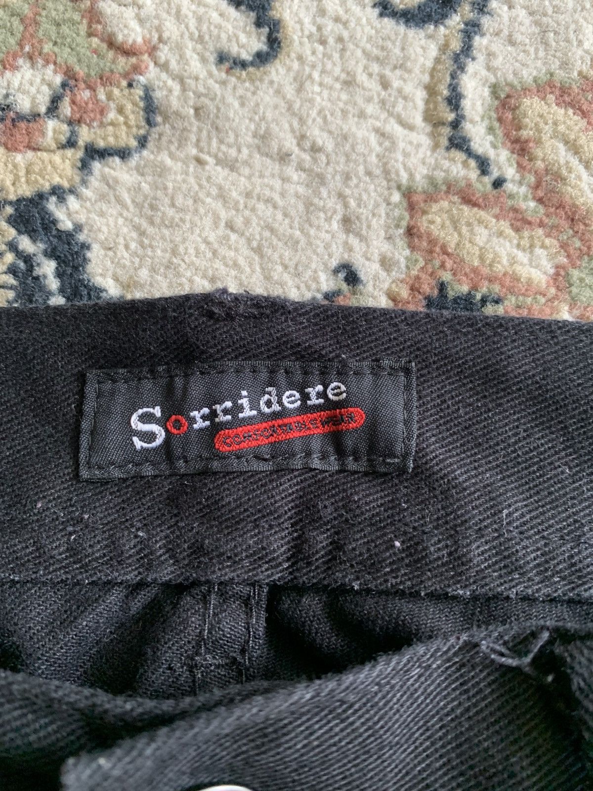 Japanese Brand Sorridere glitter paint flare cut pants Size US 33 - 8 Thumbnail