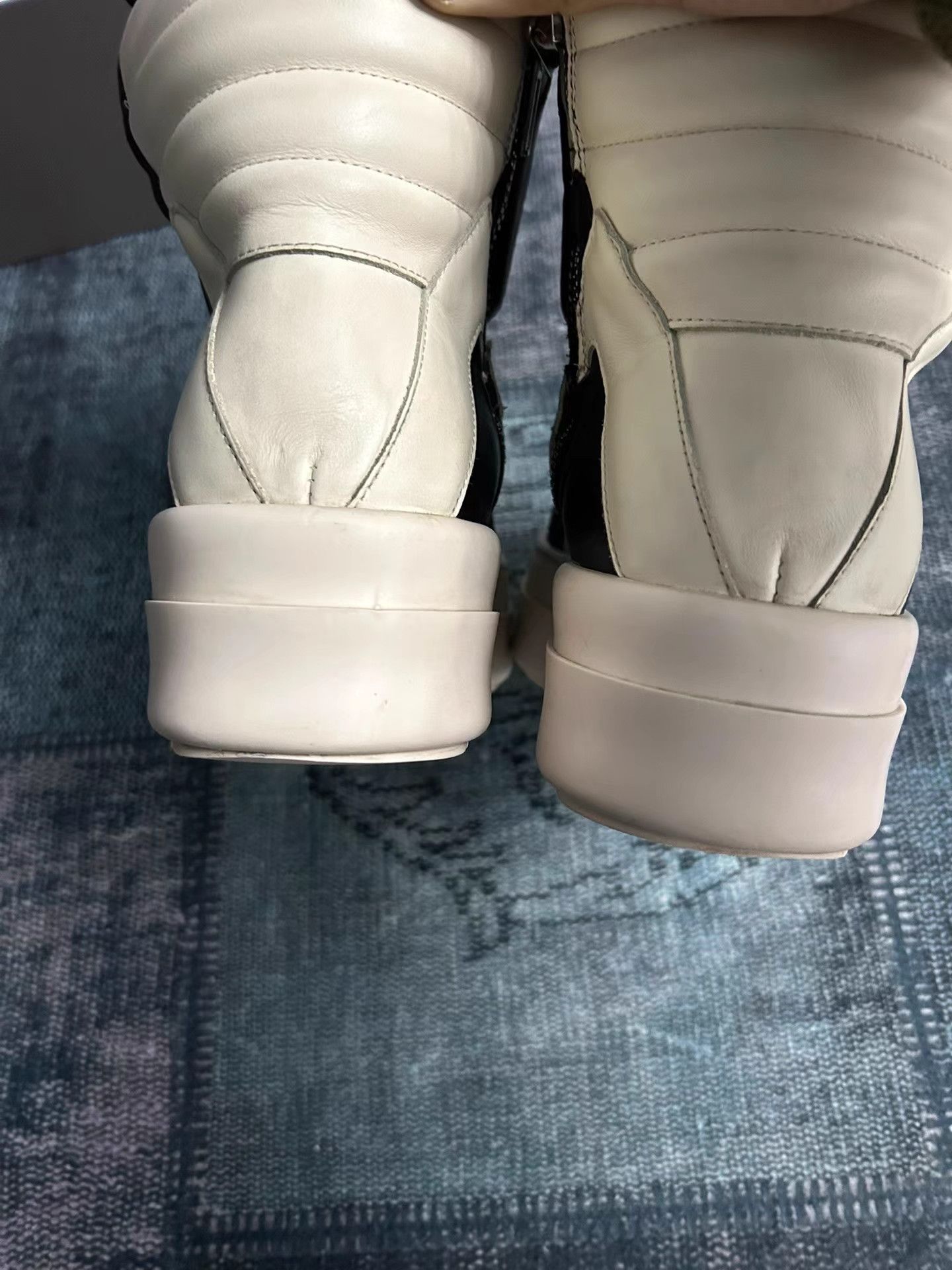 Rick Owens Rick Owens Mainline Thick Sole Reverse Triangle Sneakers Size US 8 / EU 41 - 4 Thumbnail
