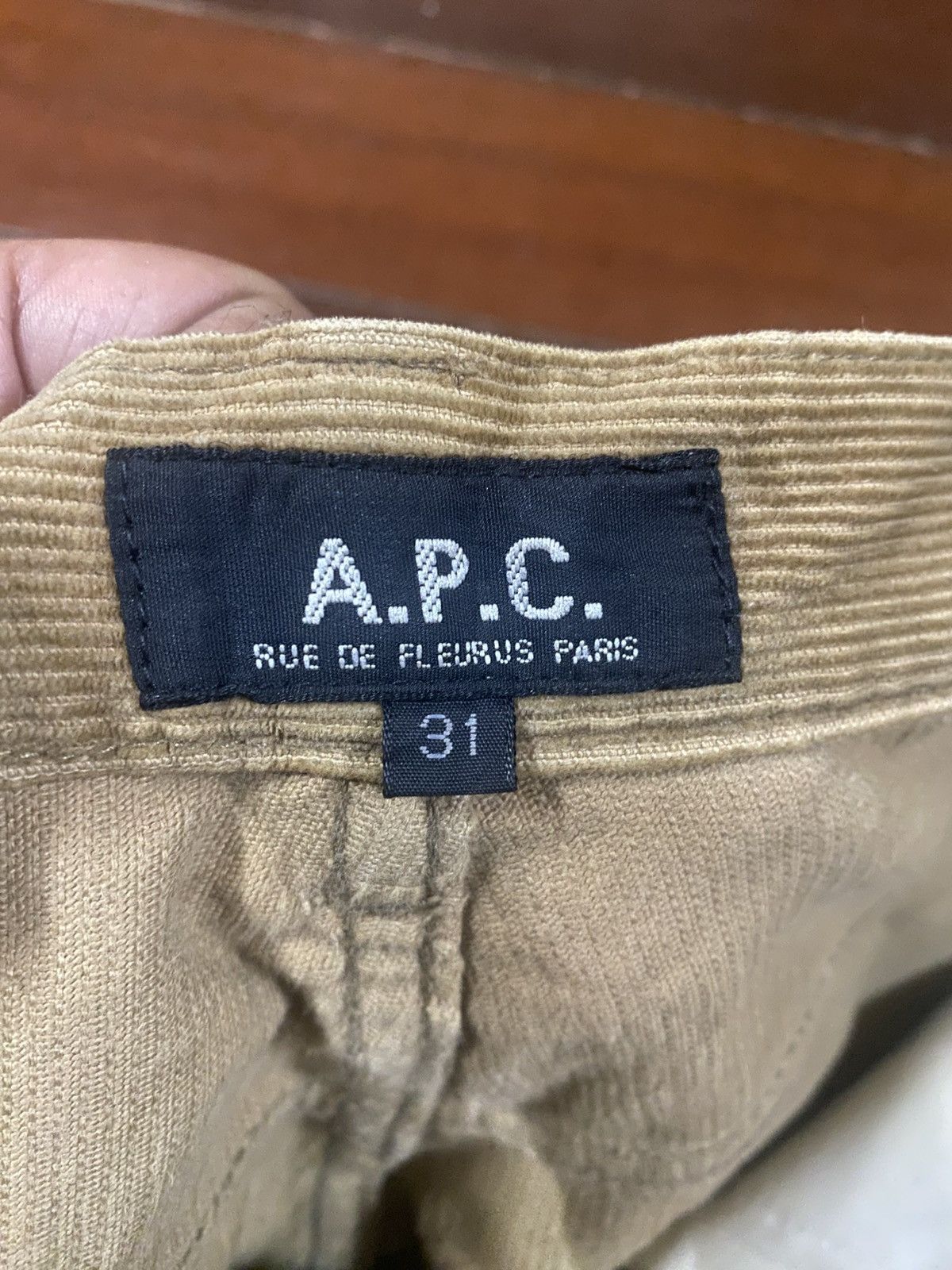 A.P.C. Vintage y2k hiver 2000 A.P.C. Valvet flare faded pants Size US 35 - 15 Thumbnail