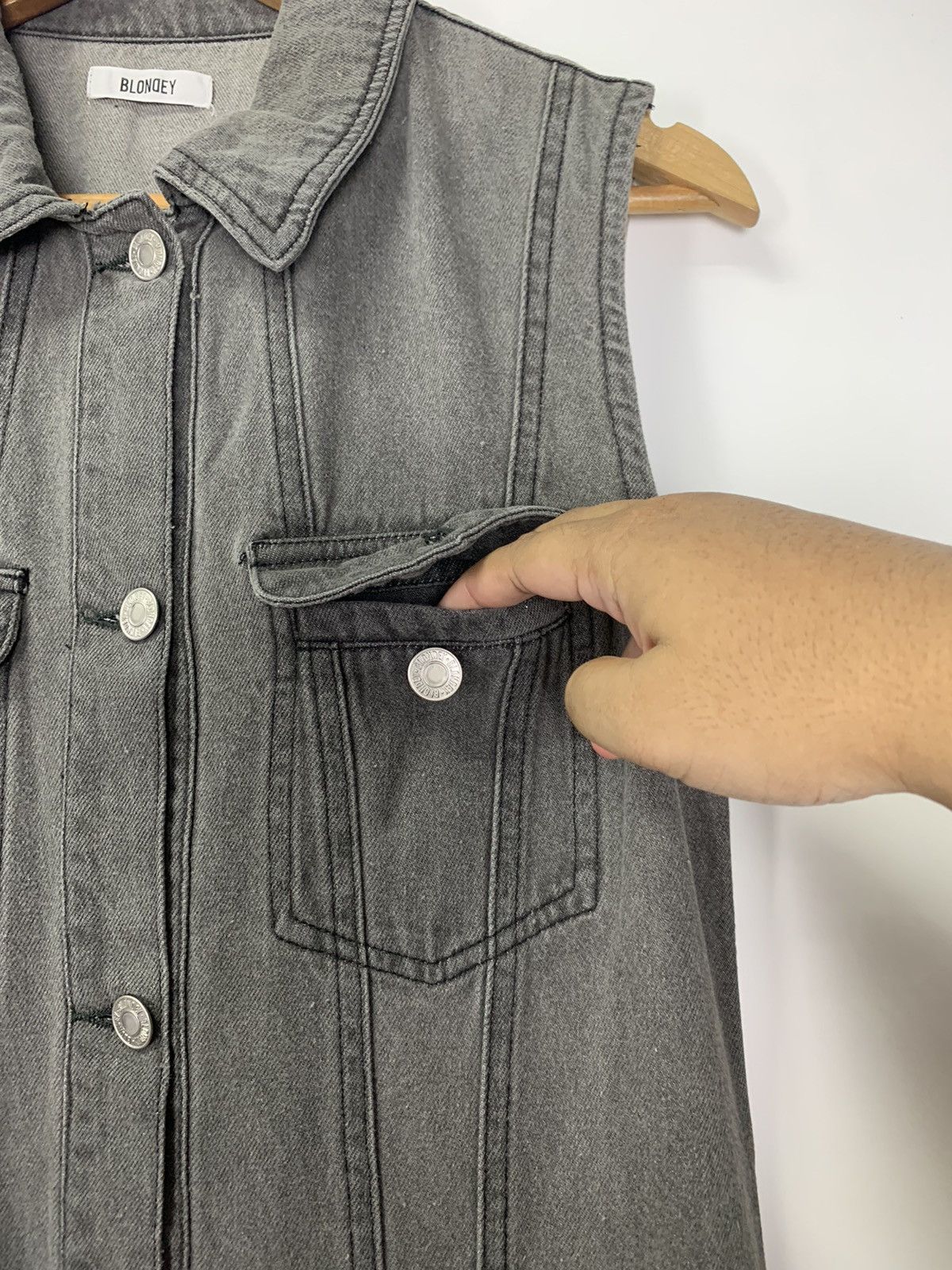 Japanese Brand Blondey Denim Jacket for Women’s Size M / US 6-8 / IT 42-44 - 8 Thumbnail