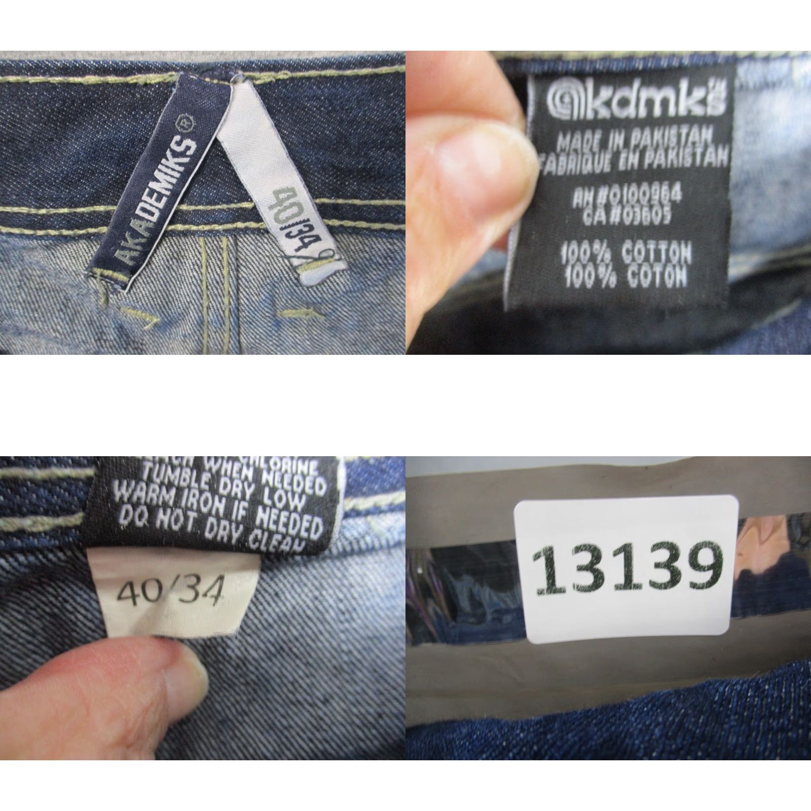 Akademiks Akademiks Jeans 38 Men's Baggy Denim Blue NWT Regular Fit 5-Pocket Hip Hop Style Women? Wait sex. End. Size US 38 / EU 54 - 9 Thumbnail