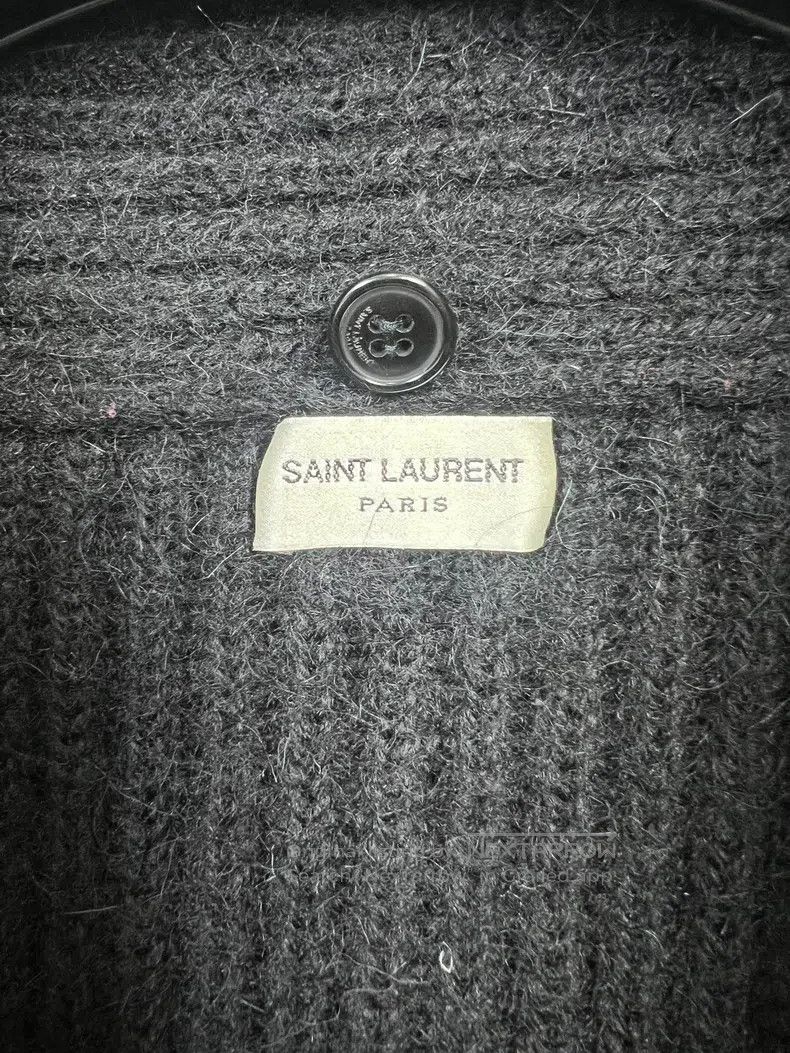 Saint Laurent Paris Saint Laurent Paris Black Shawl Collar Knit Cardigan Jacke Size US M / EU 48-50 / 2 - 5 Thumbnail