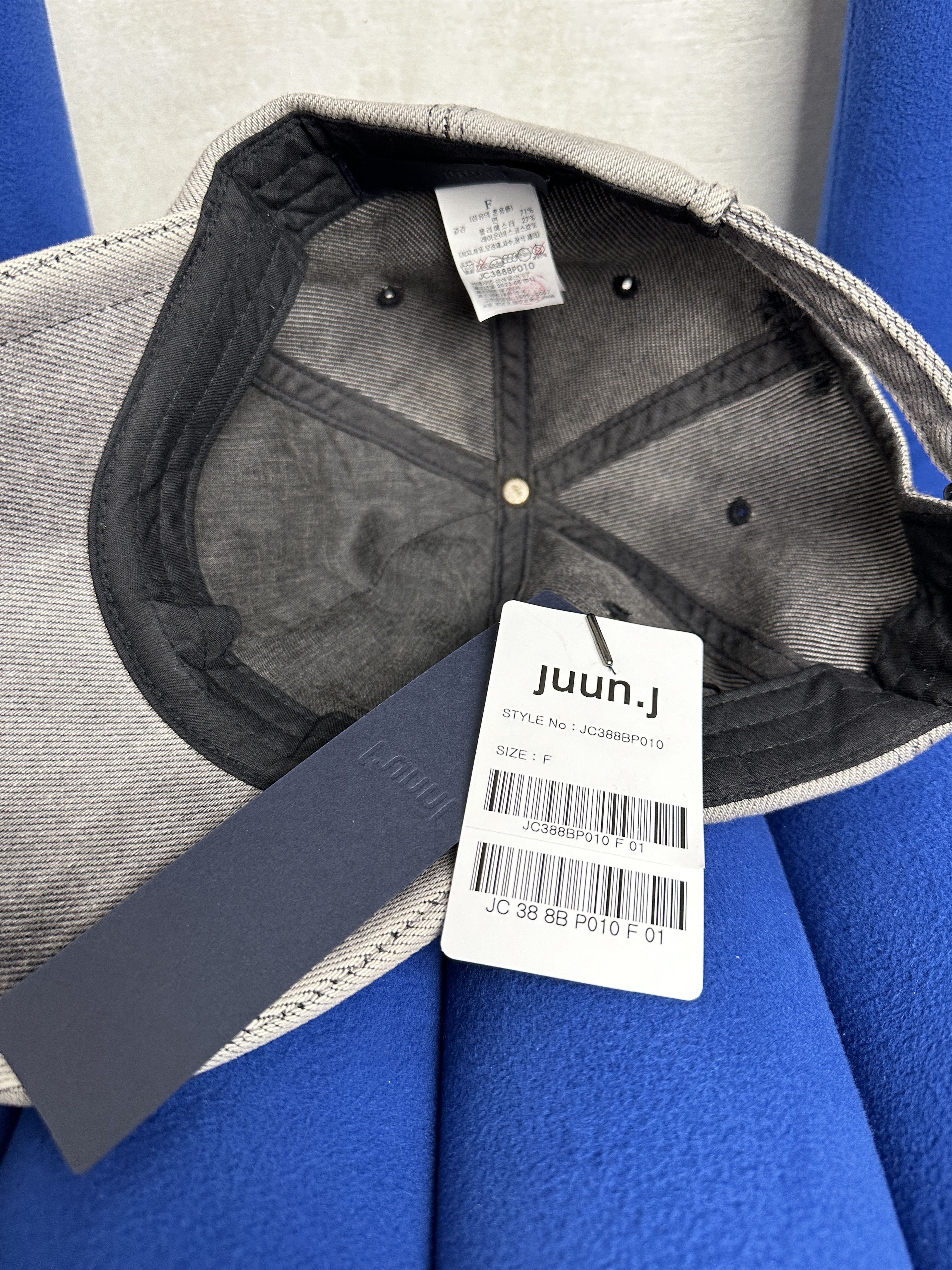 Juun.J JUUN.J Gray 'Complique' Cap Size ONE SIZE - 6 Thumbnail