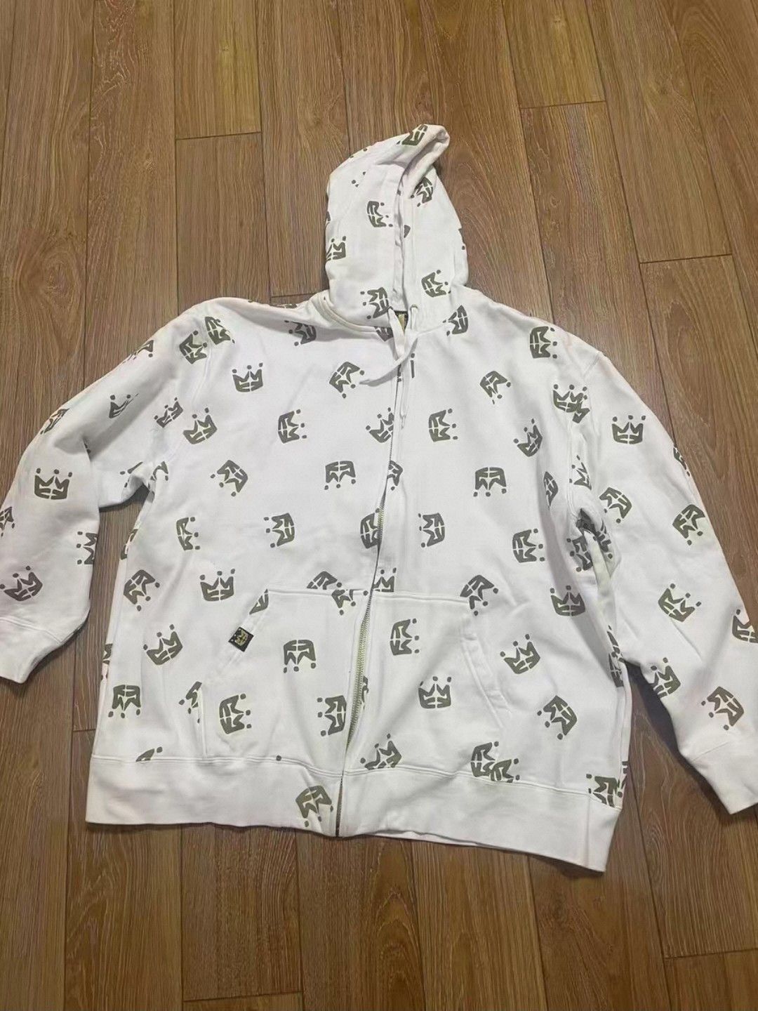 pnb nation crown jnco southpole style hiphop zipup hoodie