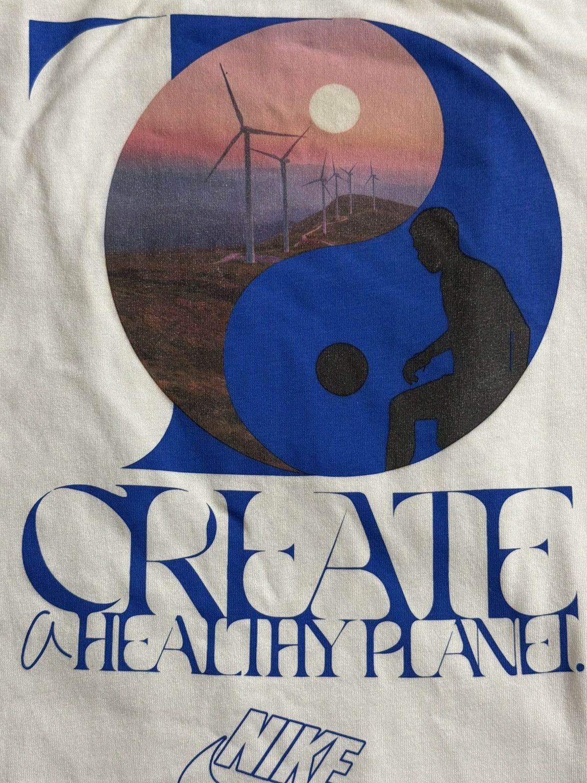 Nike Nike "Uniting the World of Sport" Vintage Long Sleeve TShirt Size US L / EU 52-54 / 3 - 3 Thumbnail