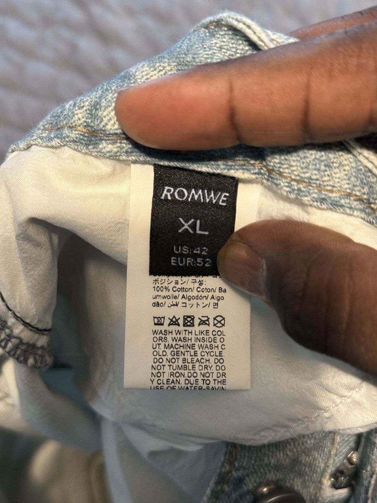 Other Floral pattern denim Size US 42 / EU 58 - 6 Thumbnail