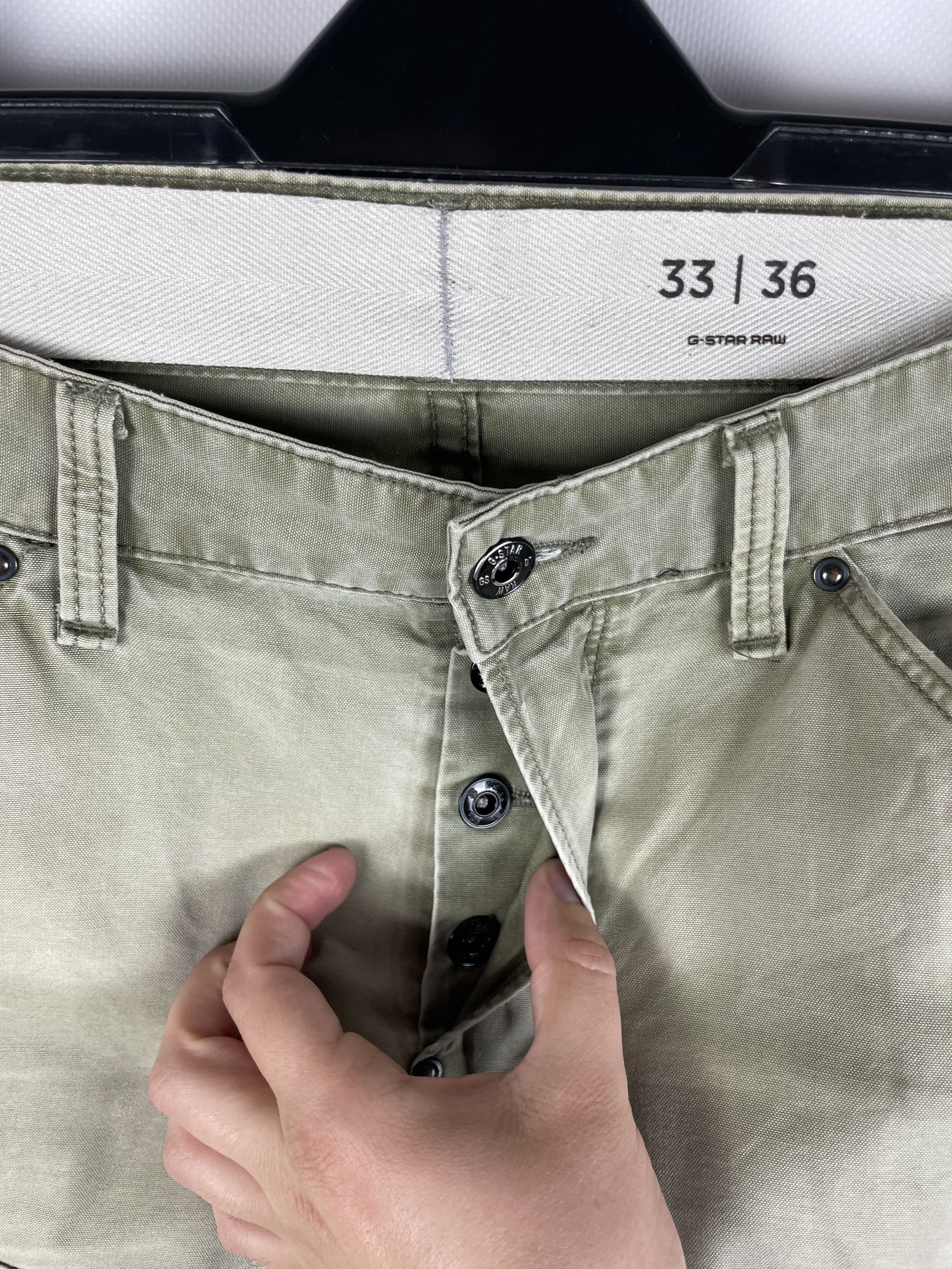G-Star G-Star Raw Pants Double Knee Jeans Size US 33 - 7 Thumbnail