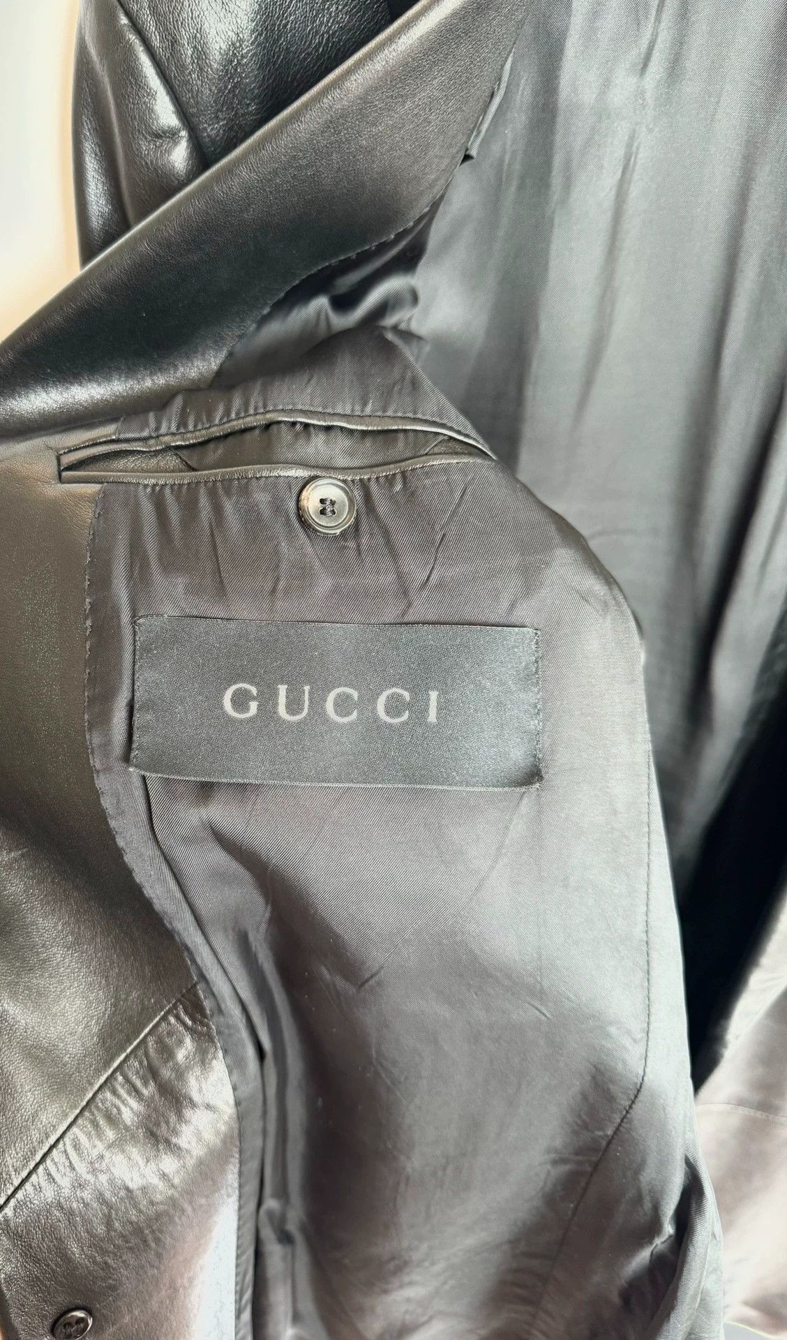 Gucci Gucci Tom Ford Era Leather Blazer 46 95% New Size 46R - 8 Thumbnail