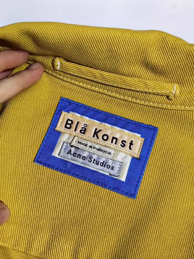 Acne Studios Acne studios Mustard yellow denim jacket 2502-Nextarrow Size US S / EU 44-46 / 1 - 6 Thumbnail