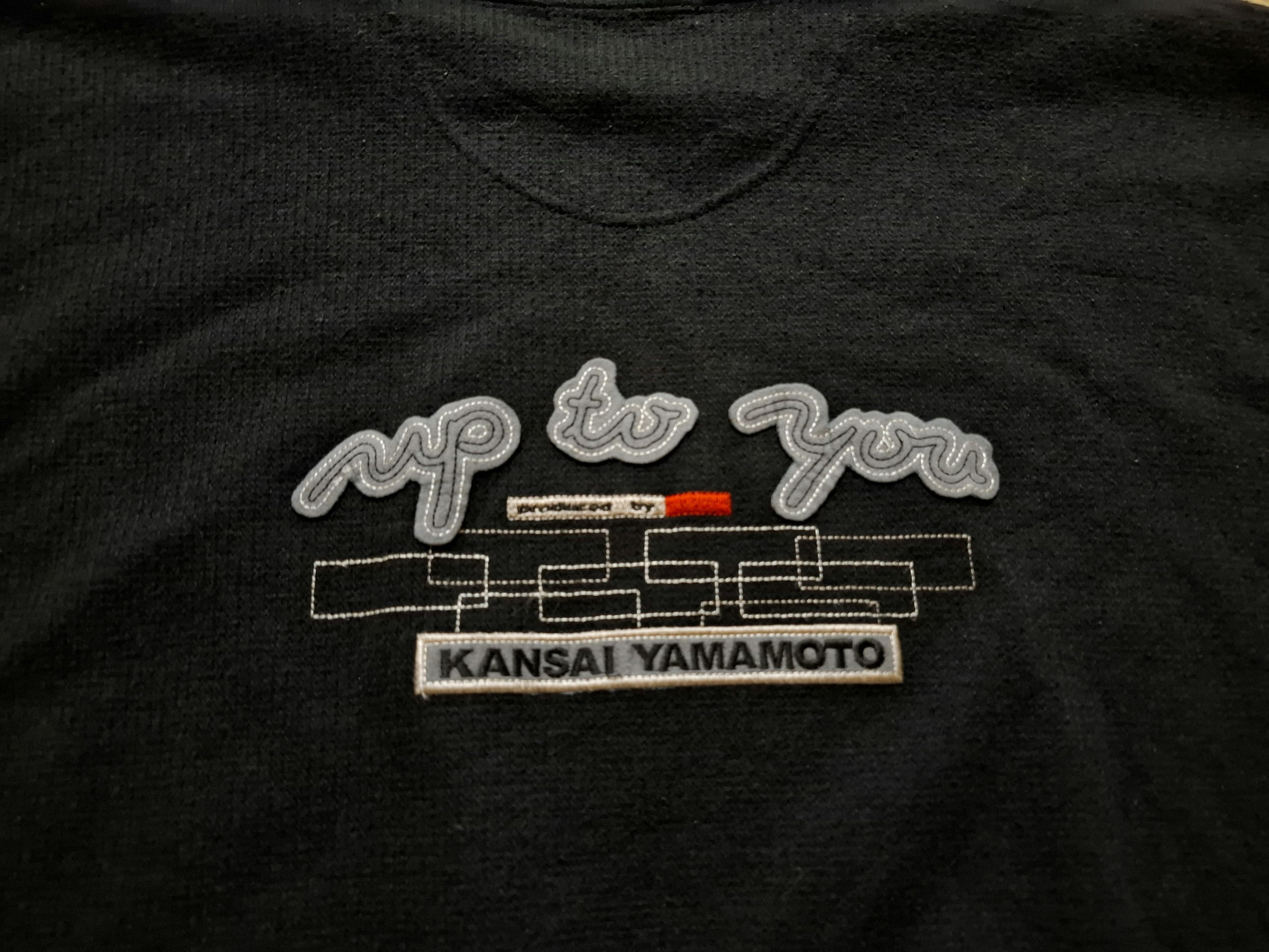 Kansai Yamamoto KANSAI YAMAMOTO "Up To You" Vintage Black Sweatshirt Jumper Size US XL / EU 56 / 4 - 11 Thumbnail