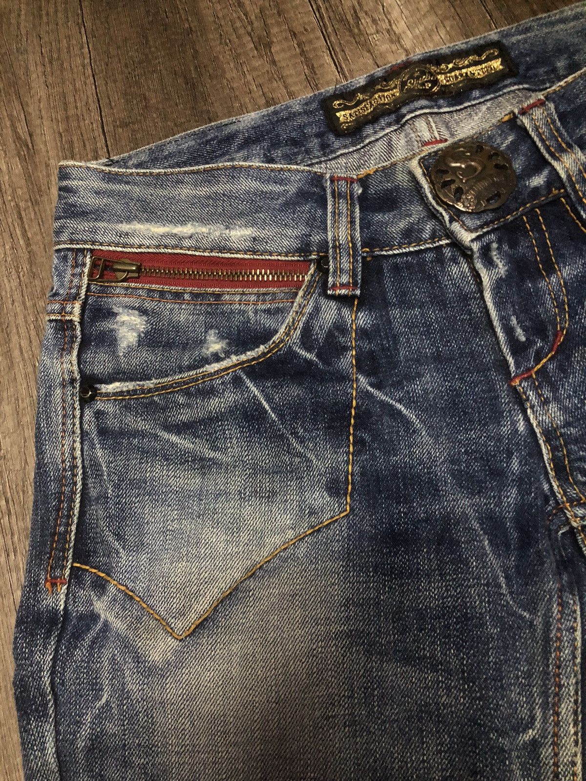 Japanese Brand VINTAGE STUDIO R.P DENIM & CO x RED PEPPER ( UNISEX) Size US 29 - 9 Thumbnail