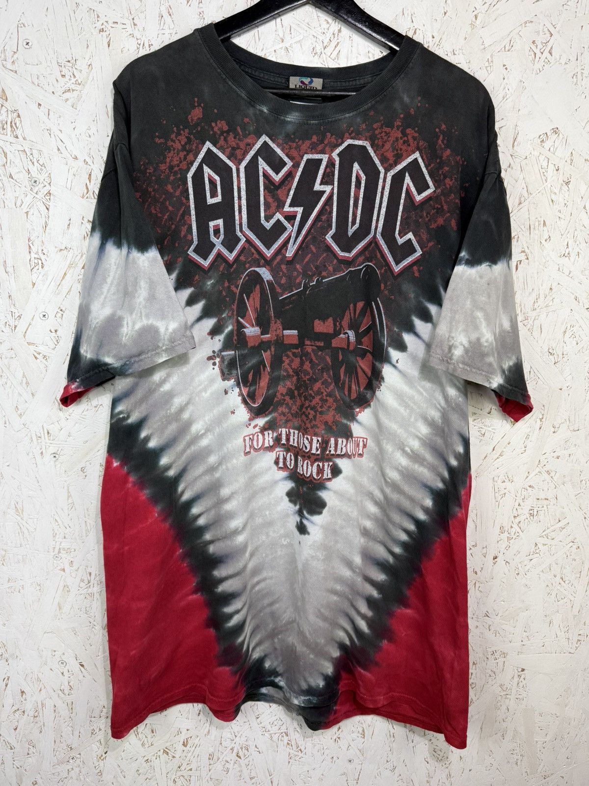 Liquid Blue Vintage AC/DC Liquid Blue 2012 AOP Band Tie Dye T-Shirt XL Size US XL / EU 56 / 4 - 1 Thumbnail