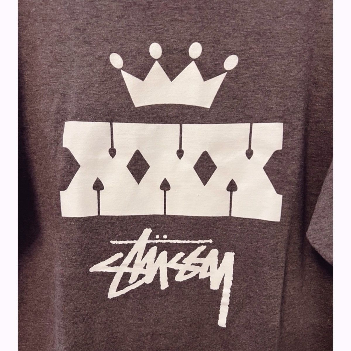 Stussy NWOT Stussy King XXX Charcoal Gray Graphic T-Shirt Vintage Size US L / EU 52-54 / 3 - 4 Thumbnail