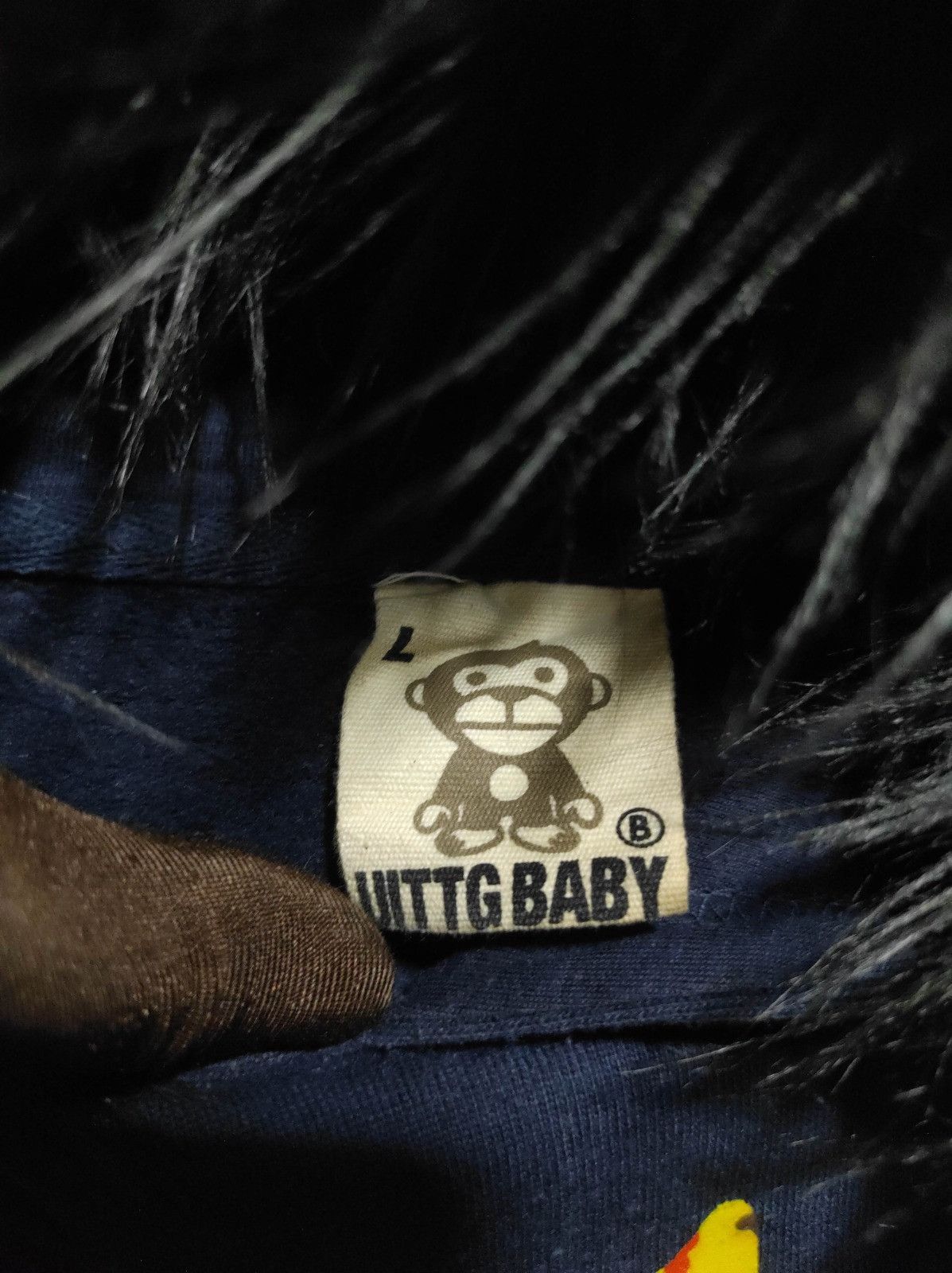 Japanese Brand Uittg Baby fur hoodie ifsix LGB style Size US L / EU 52-54 / 3 - 6 Thumbnail