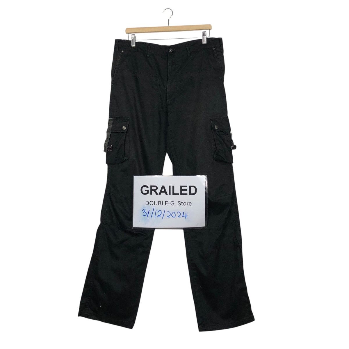Hysteric Glamour 📌Vintage Biker Cargo Pants Evolution Multi Pockets Size US 36 / EU 52 - 1 Thumbnail